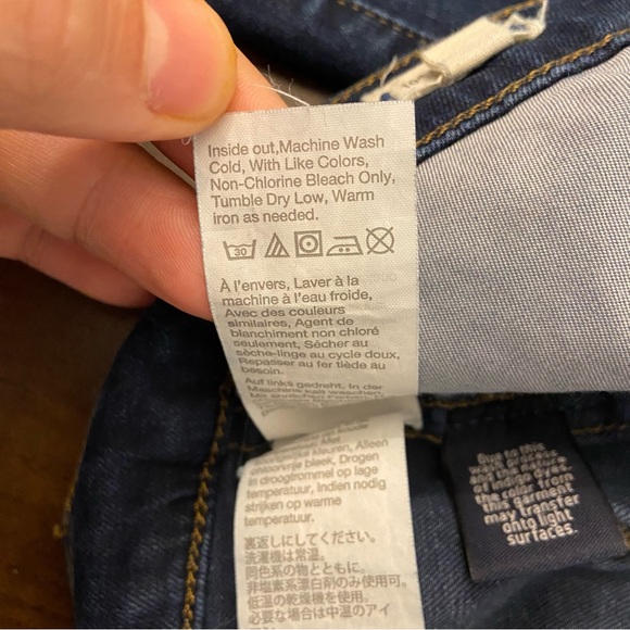 Madewell Dark Wash 10” High Rise Skinny Denim Blue Jeans Women’s 29x28 - Picture 7 of 15